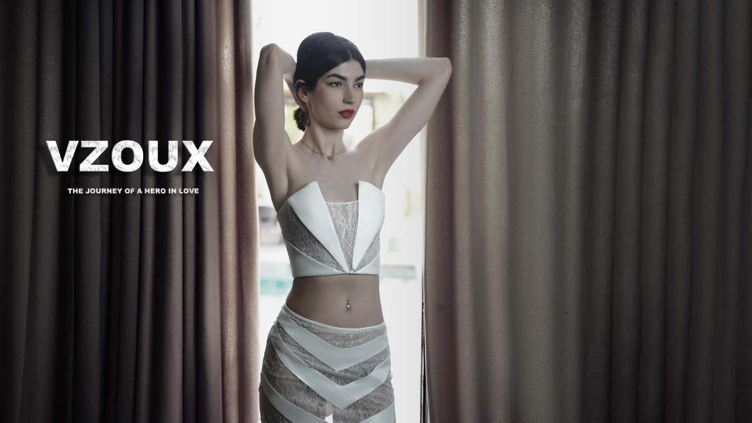 zohreh sohani vzoux designer white party design custome girl woman models