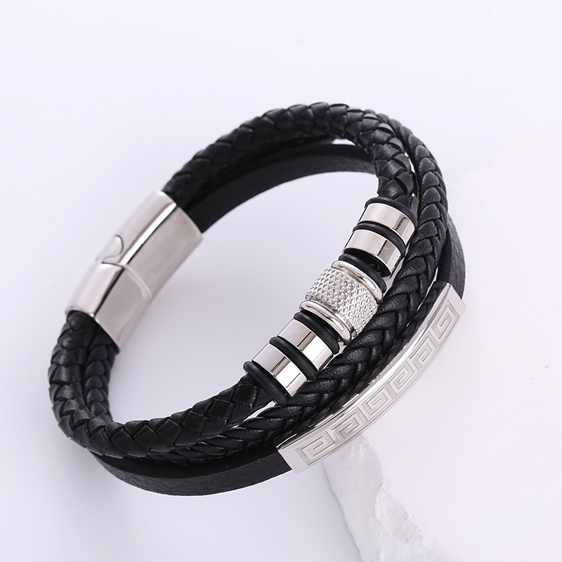 Komeshcheh Genuine Leather Boss Bracelet