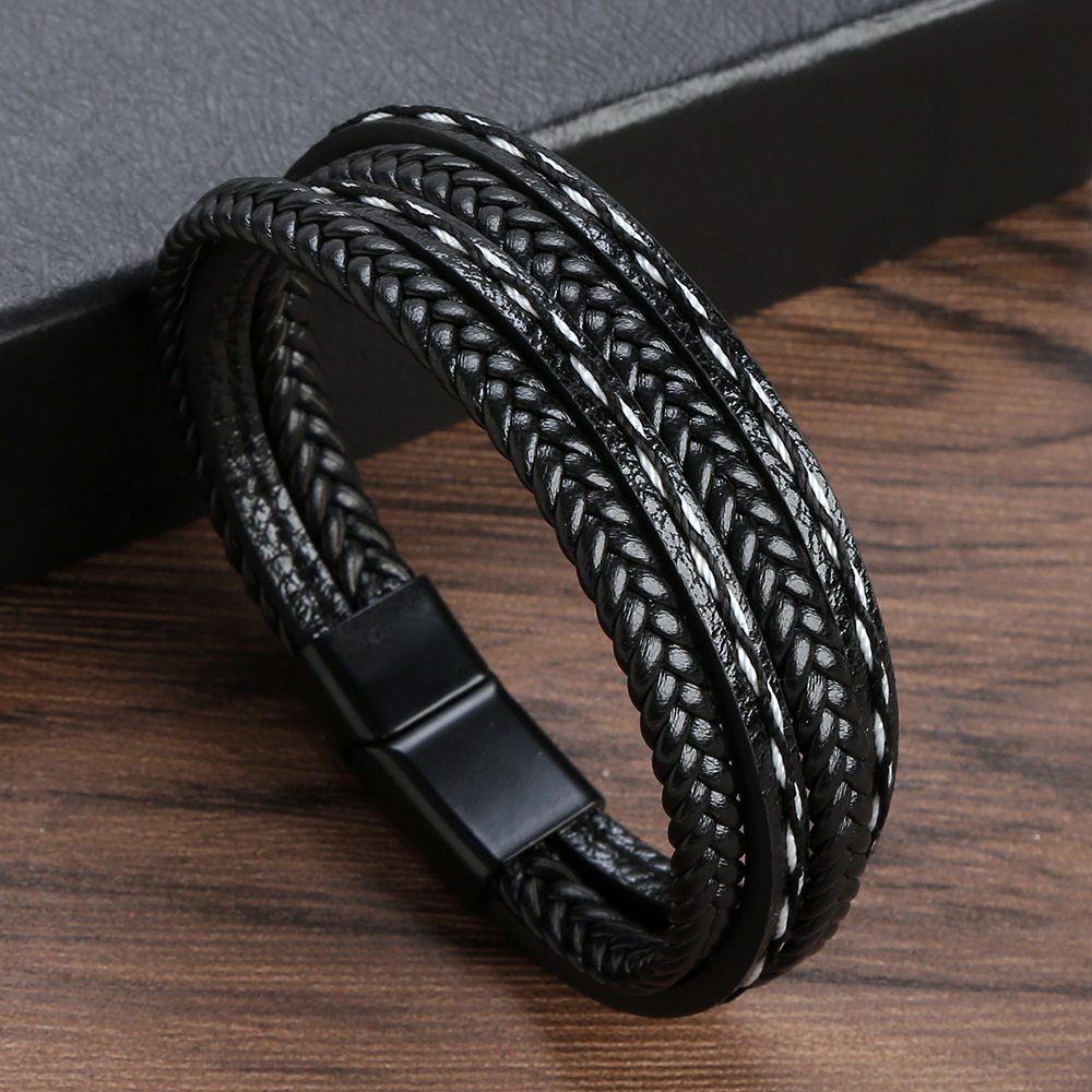 Moradlu Braided Leather Bracelet