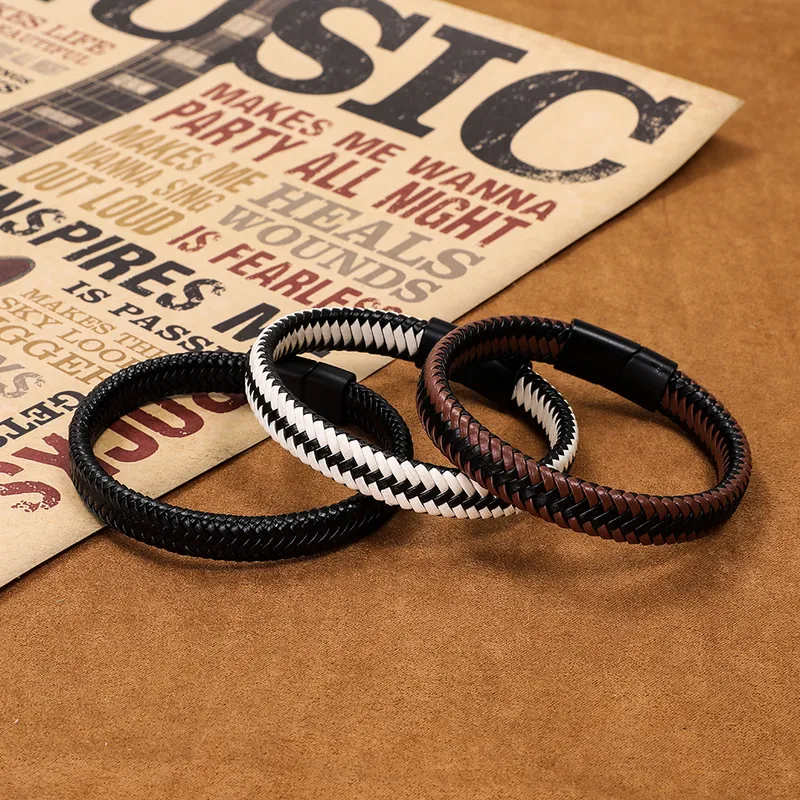 Duzeh Woven Leather Bracelet