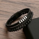 Abyaneh Black Bead Bracelet