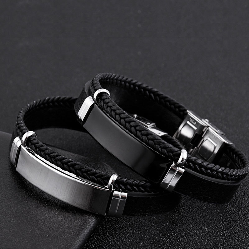 Yazd Leather Men's Bracelet