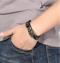 Davidson Leather Wide Bracelet
